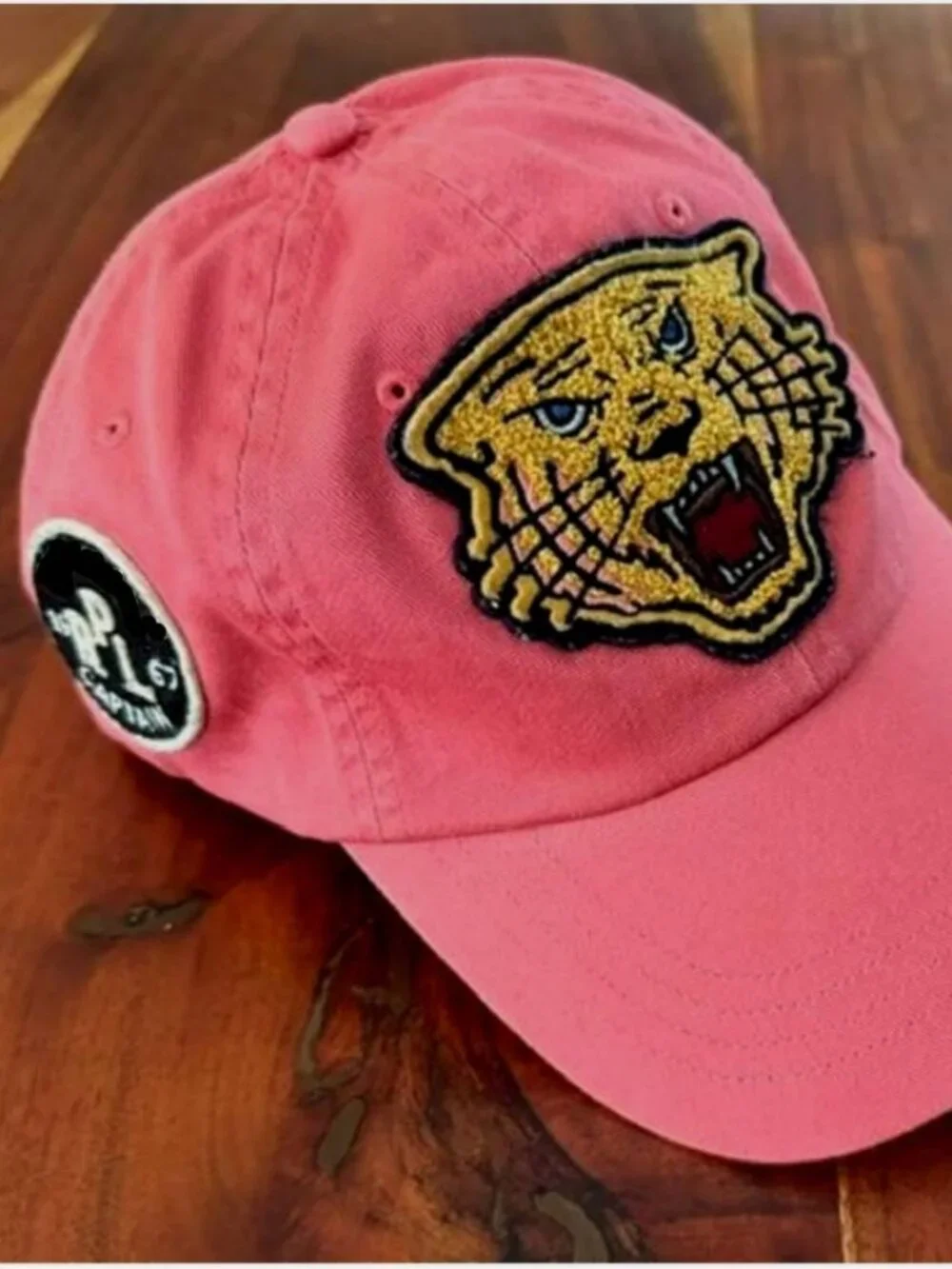 1 OF 1  POLO RALPH LAUREN NANTUCKET RED VARSITY TIGER PRL CAPTAIN 67 HAT CAP NWT